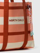 Tote bag in maglia a righec