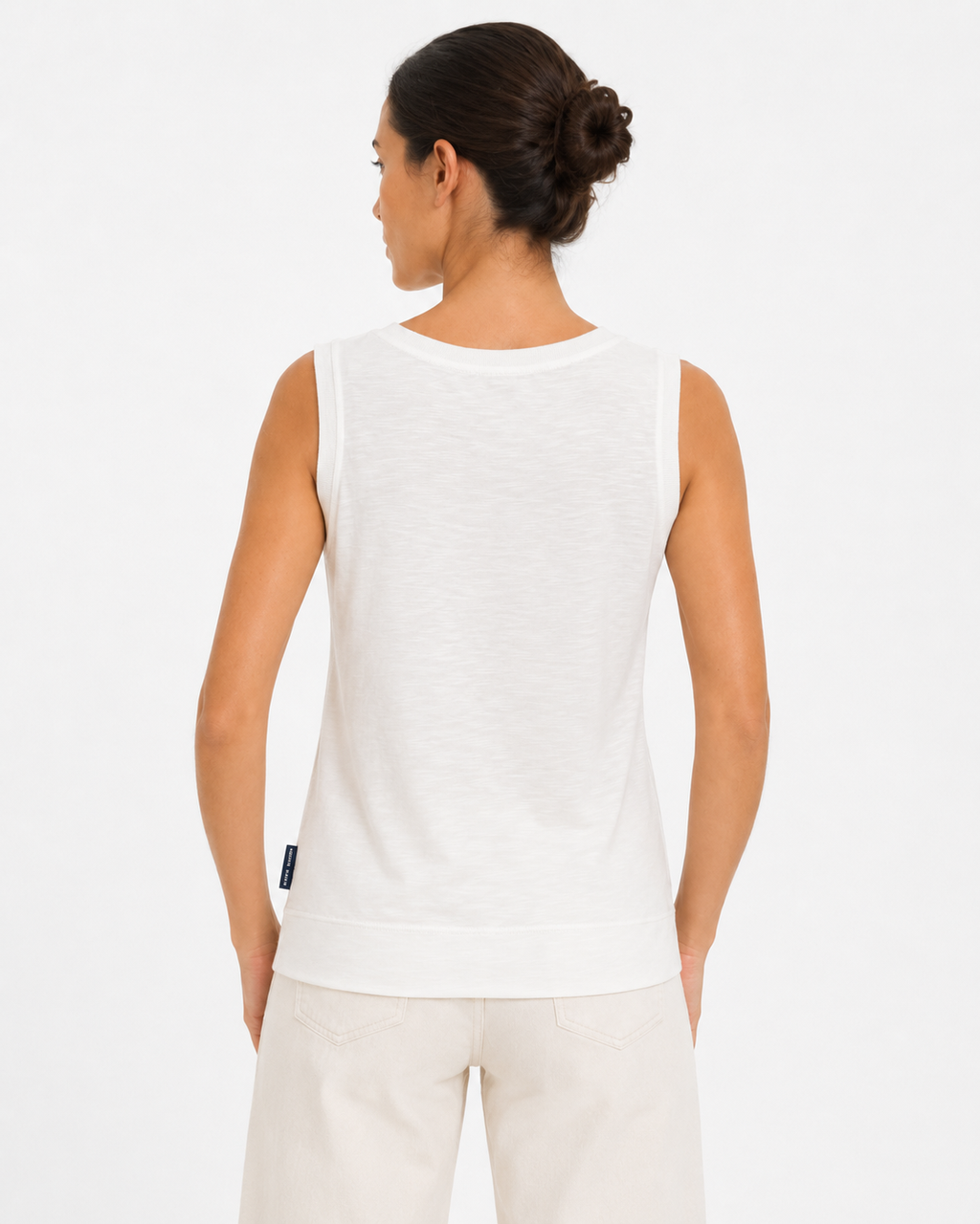 Tank top in jersey fiammato