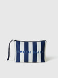 Pouch in scuba a righe