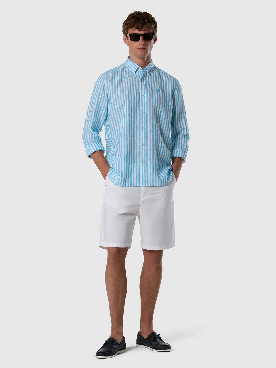 Shirt spread collar long sleeve