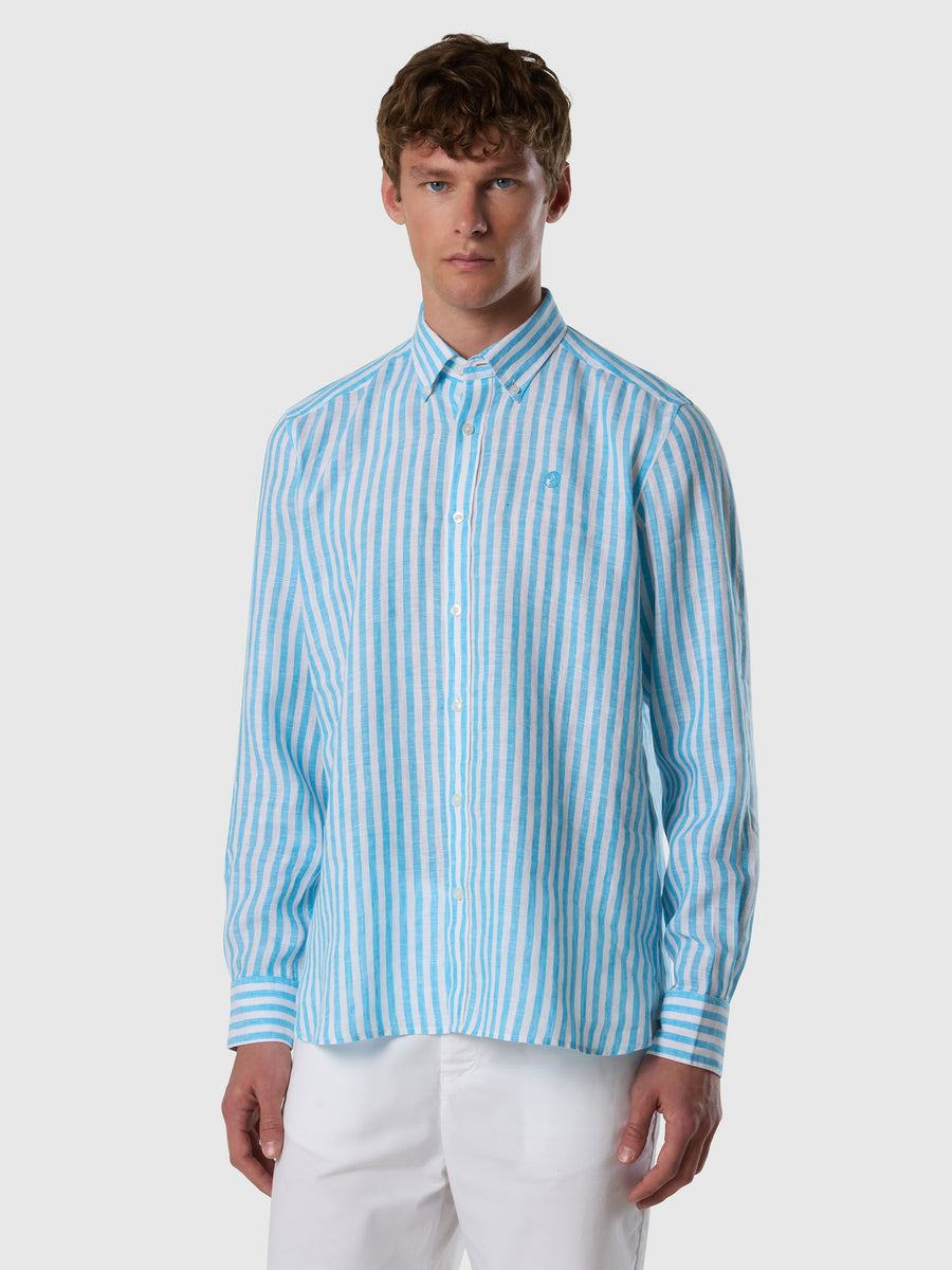 Shirt spread collar long sleeve