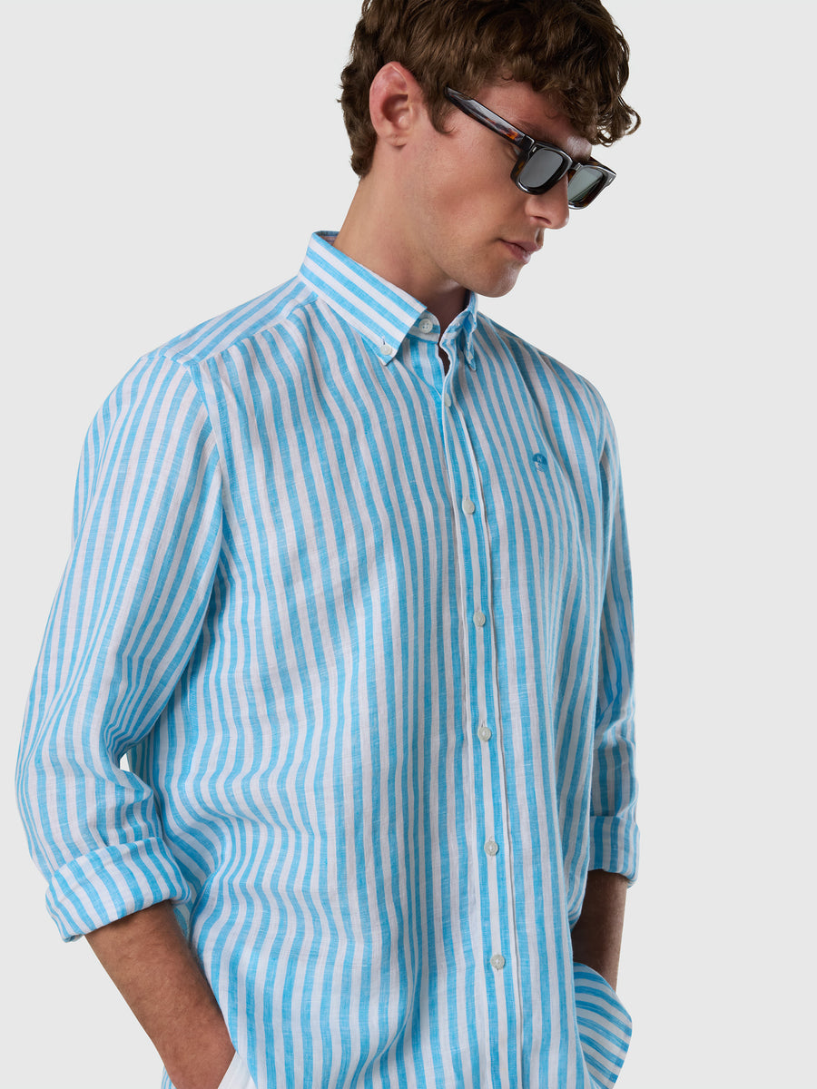 Shirt spread collar long sleeve
