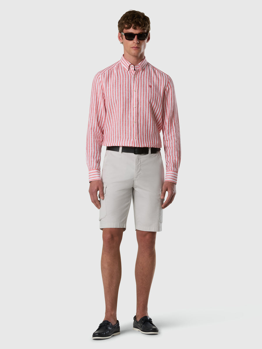 Shirt spread collar long sleeve