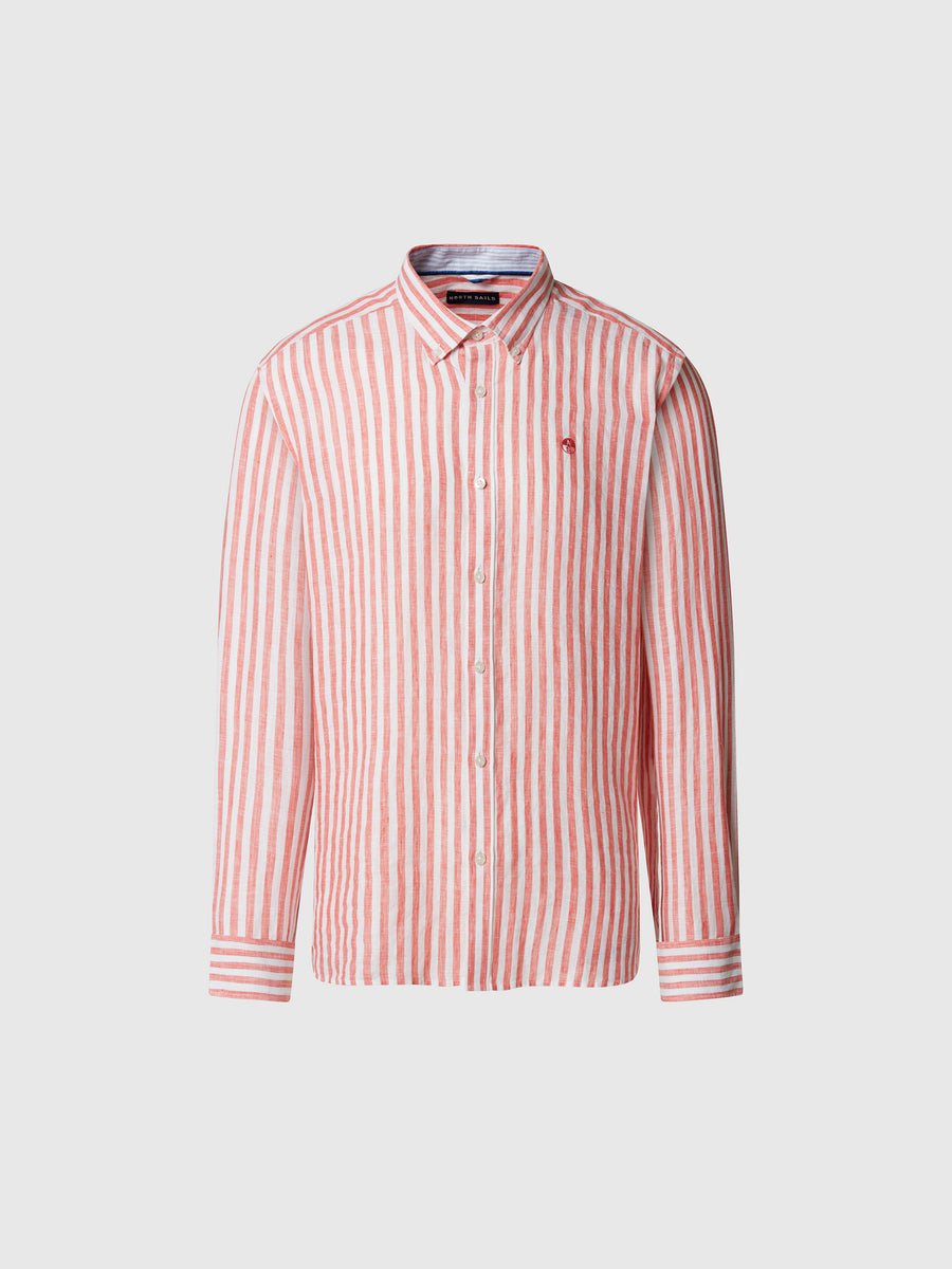 Shirt spread collar long sleeve