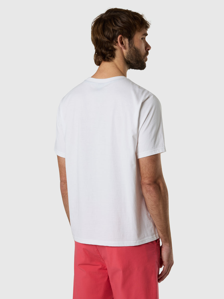T-shirt con patch logata
