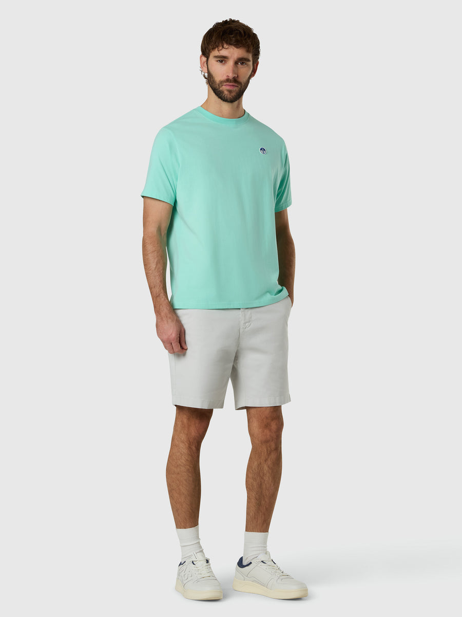 T-shirt con patch logata