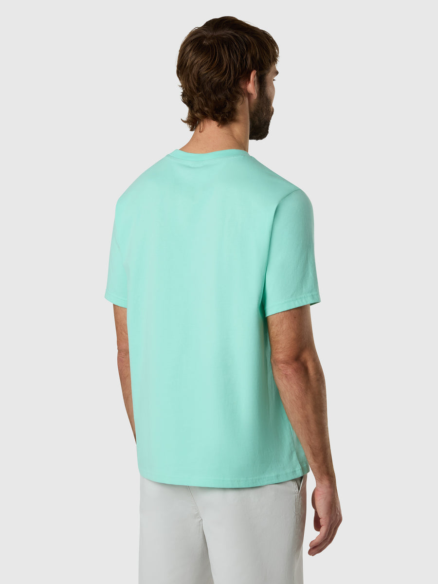 T-shirt con patch logata