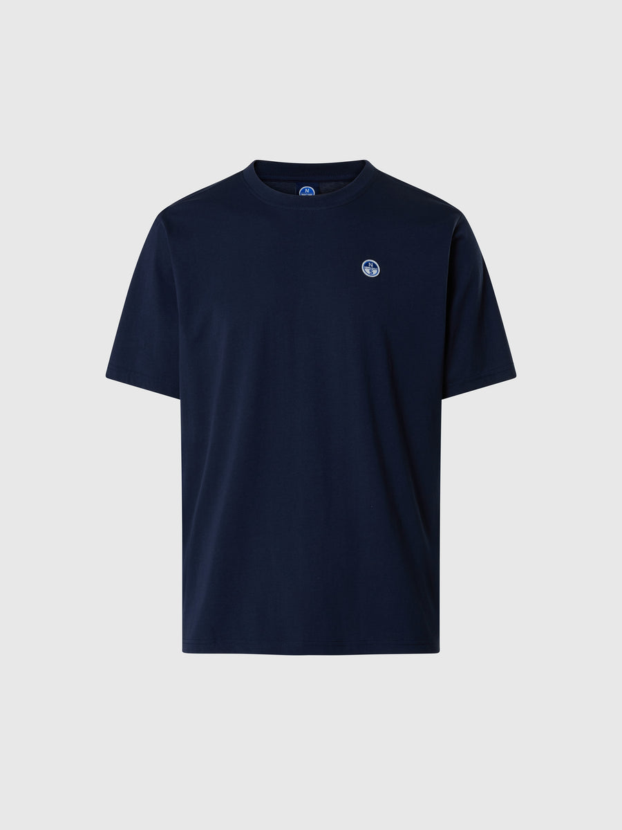 T-shirt con patch logata