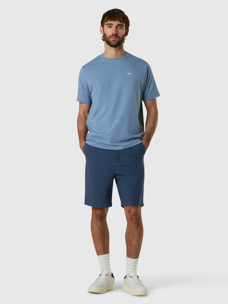 T-shirt con patch logata