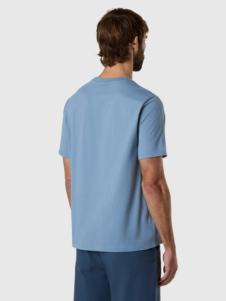 T-shirt con patch logata