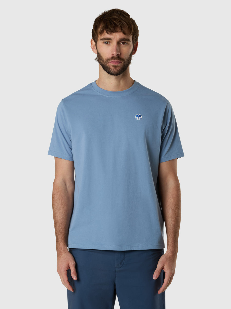 T-shirt con patch logata