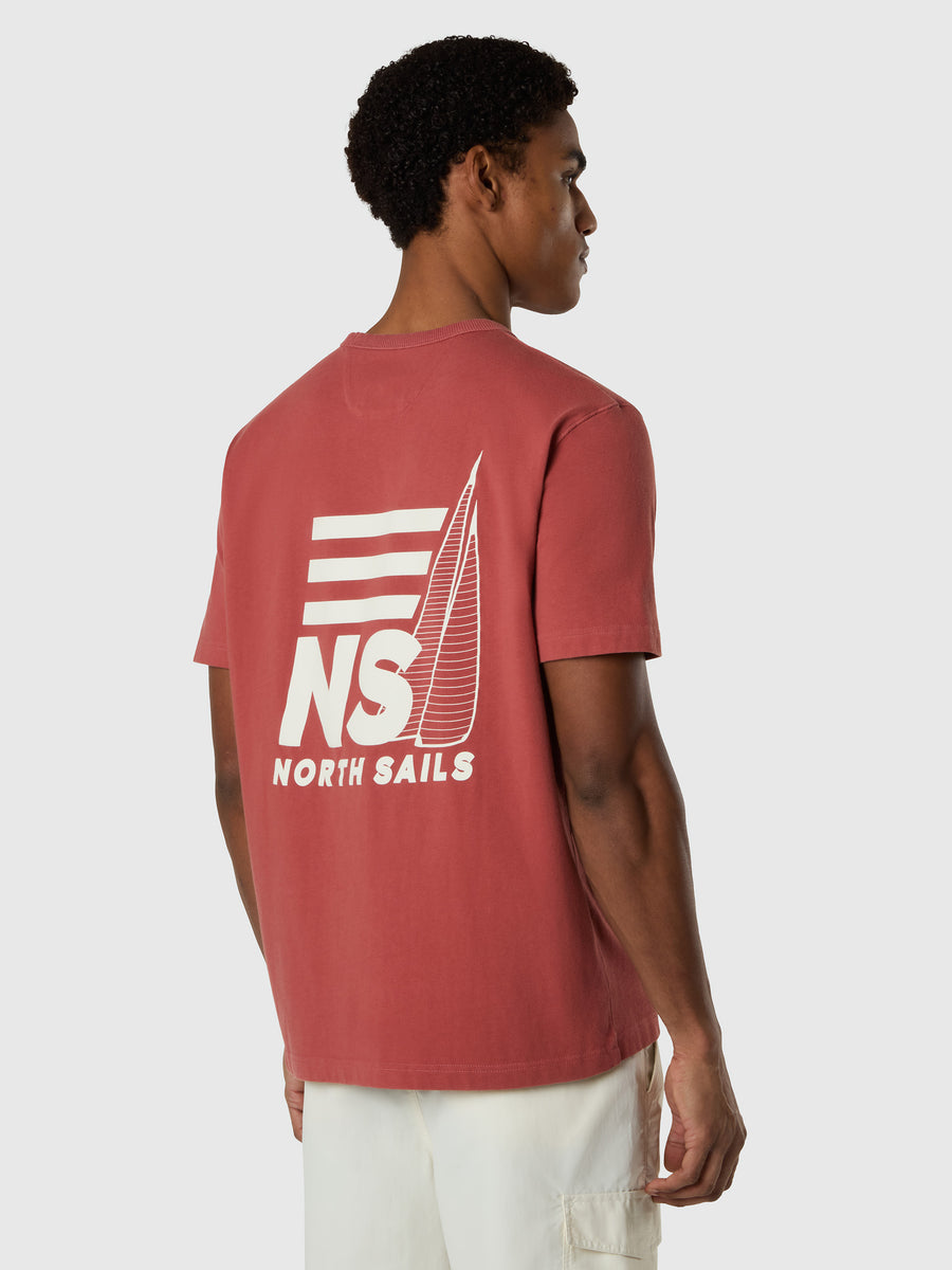 T-shirt d'archivio con maxi stampa