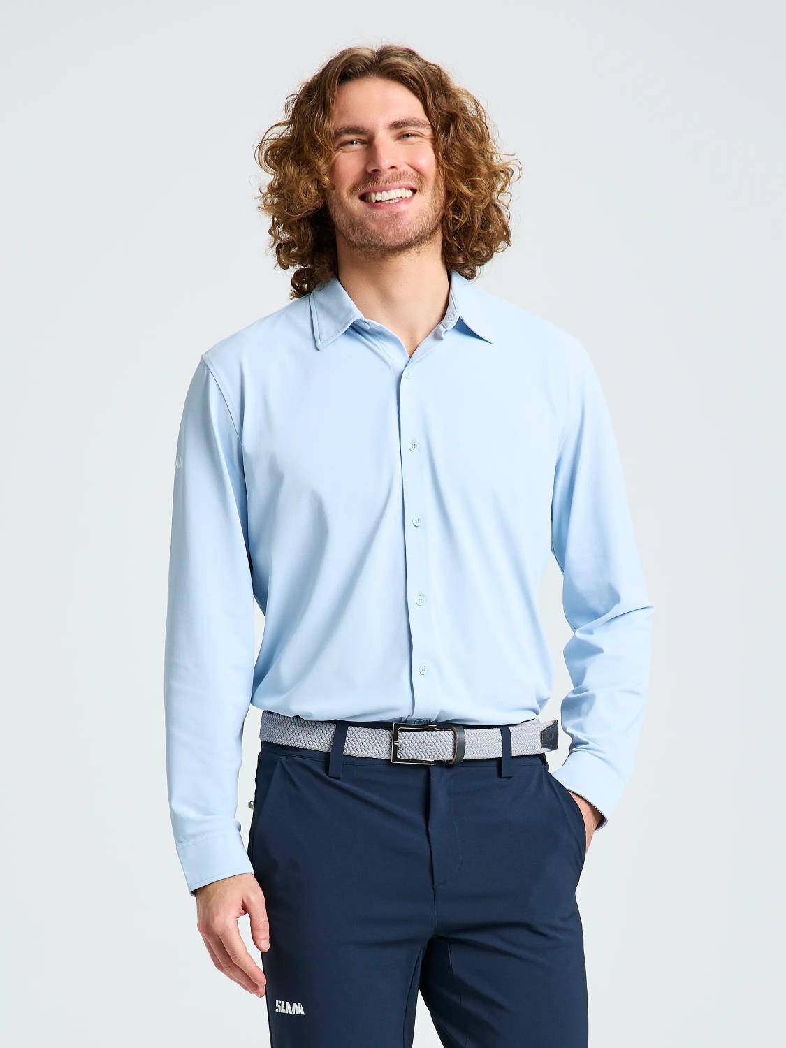 TECH PIQUE SHIRT LS