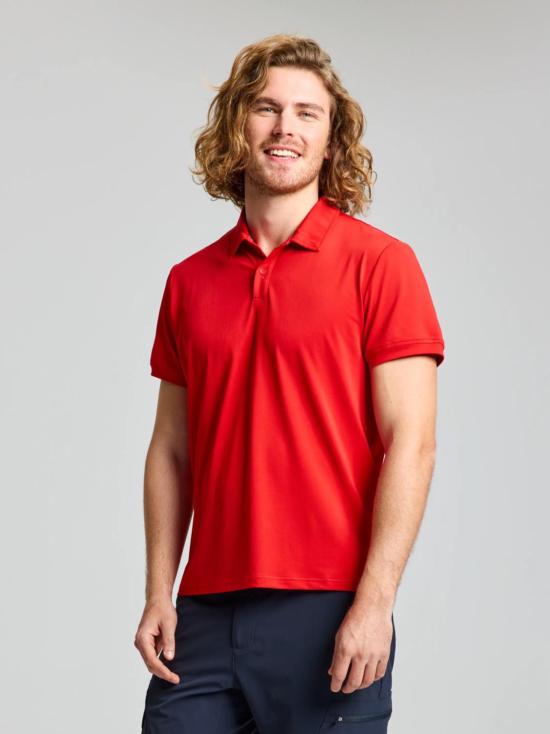 TECH PIQUE POLO SS
