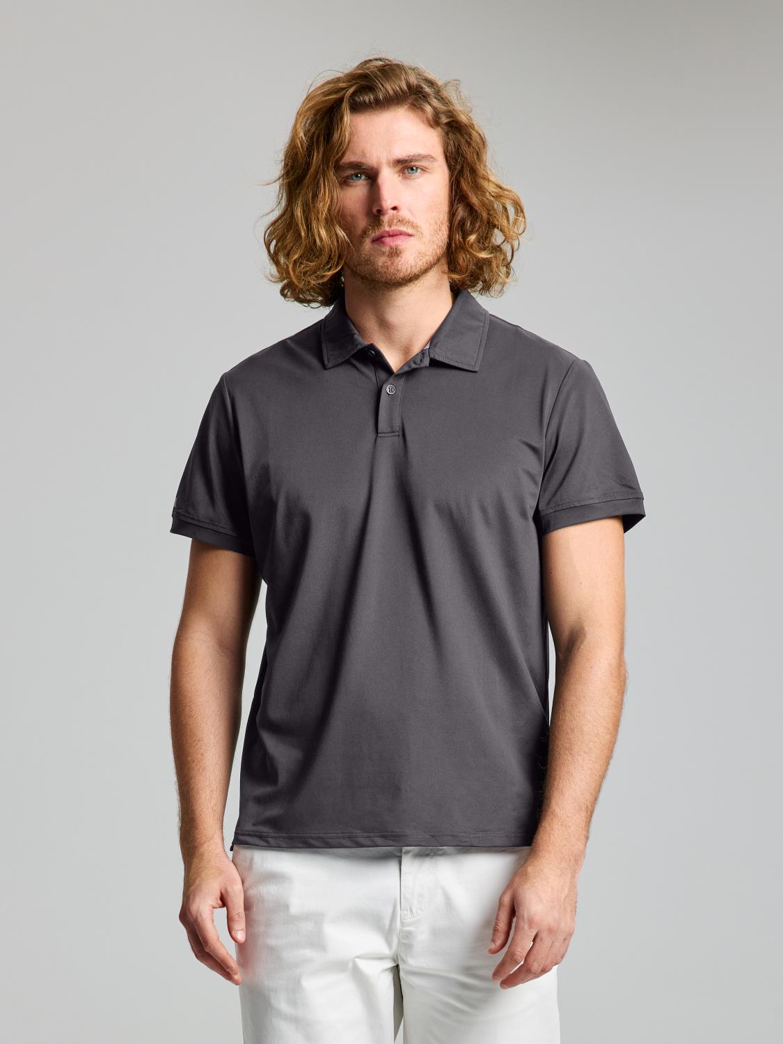 TECH PIQUE POLO SS