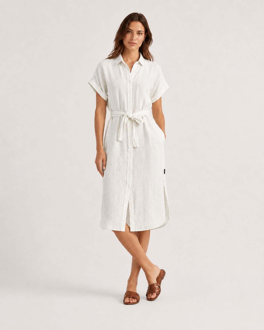 Long dress short sleeve