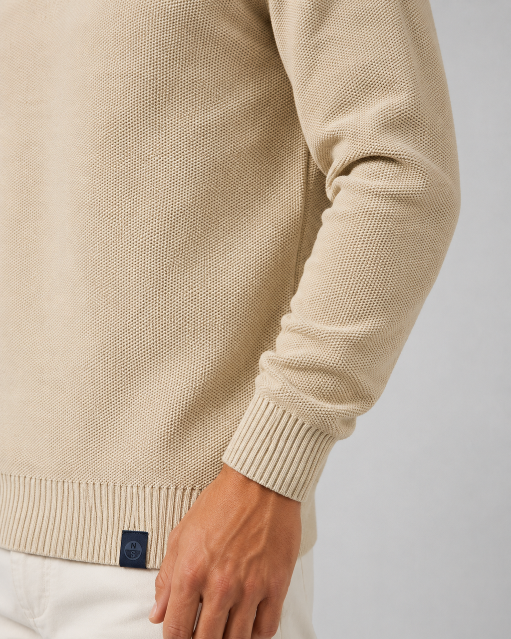 Crewneck 12 gg knitwear sweatshirt