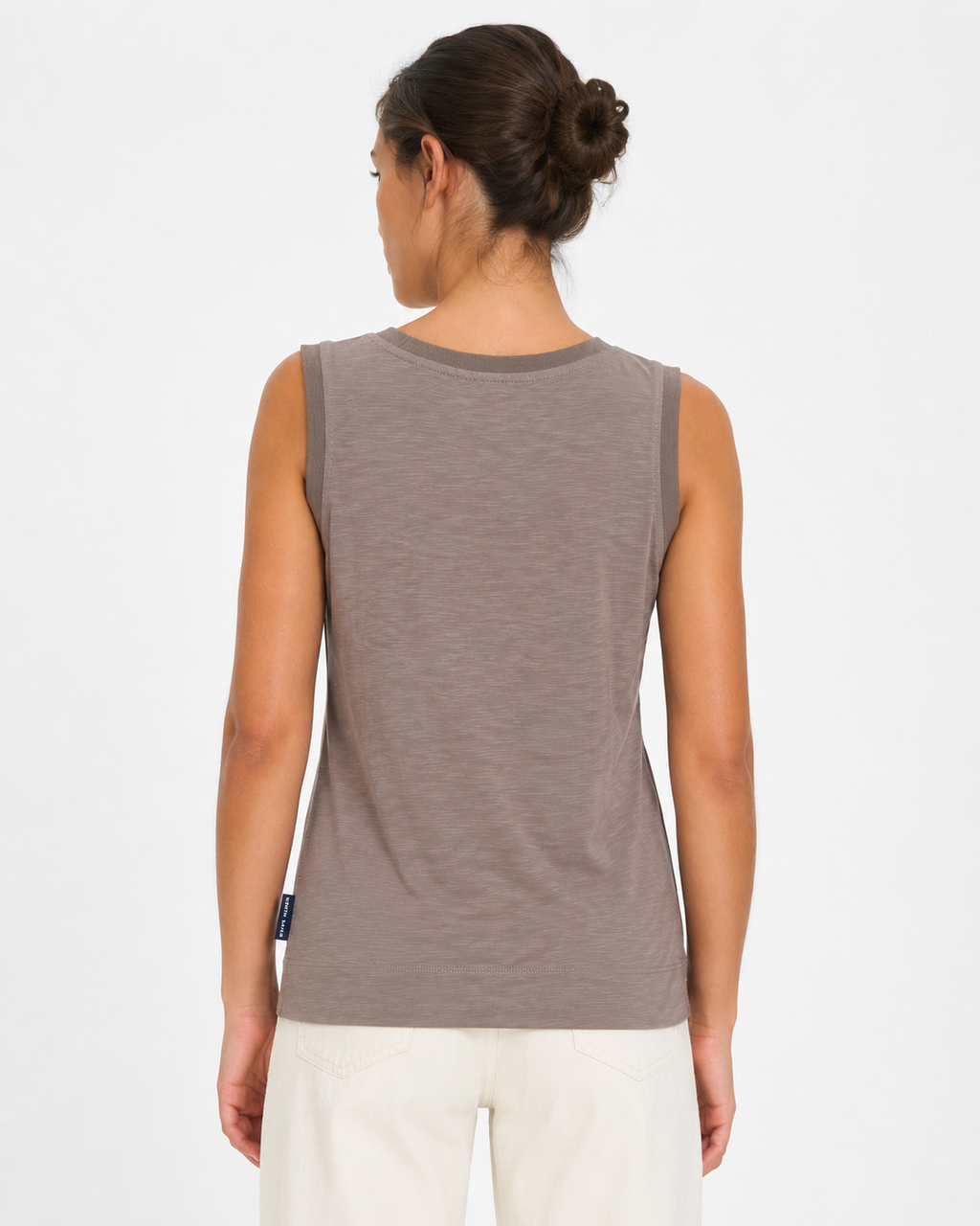 Tank top in jersey fiammato