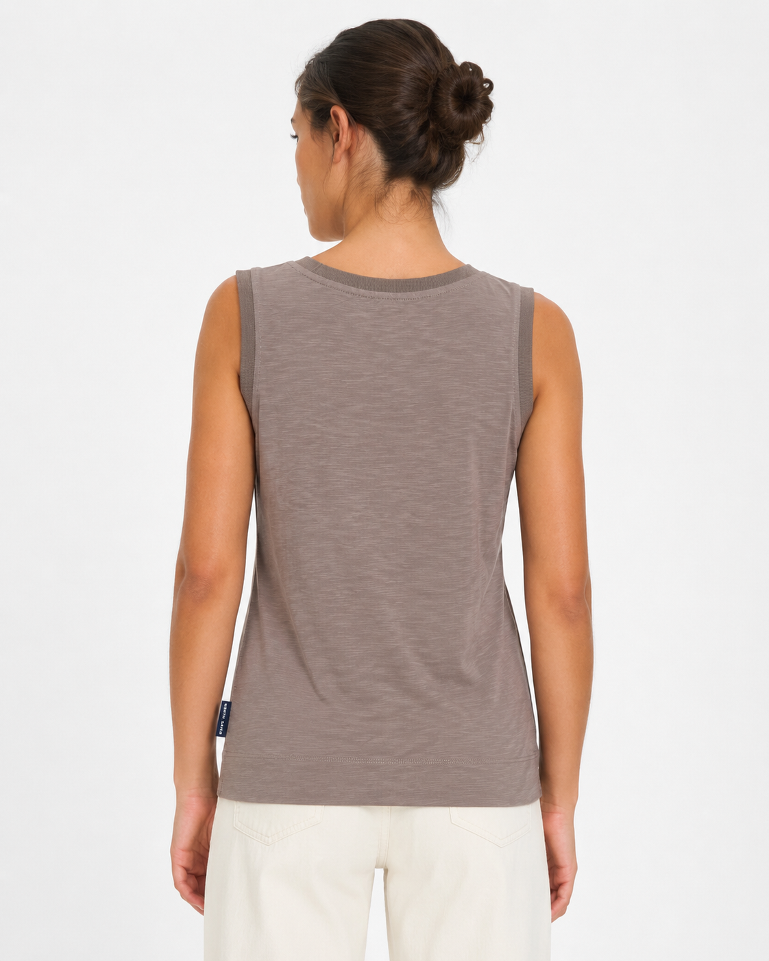 Tank top in jersey fiammato