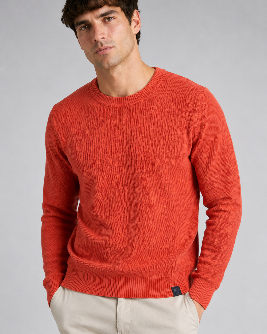Crewneck 12 gg knitwear sweatshirt