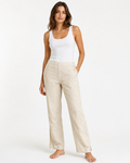 WIDE LEG PANT W/ELASTIC LONG TROUSER