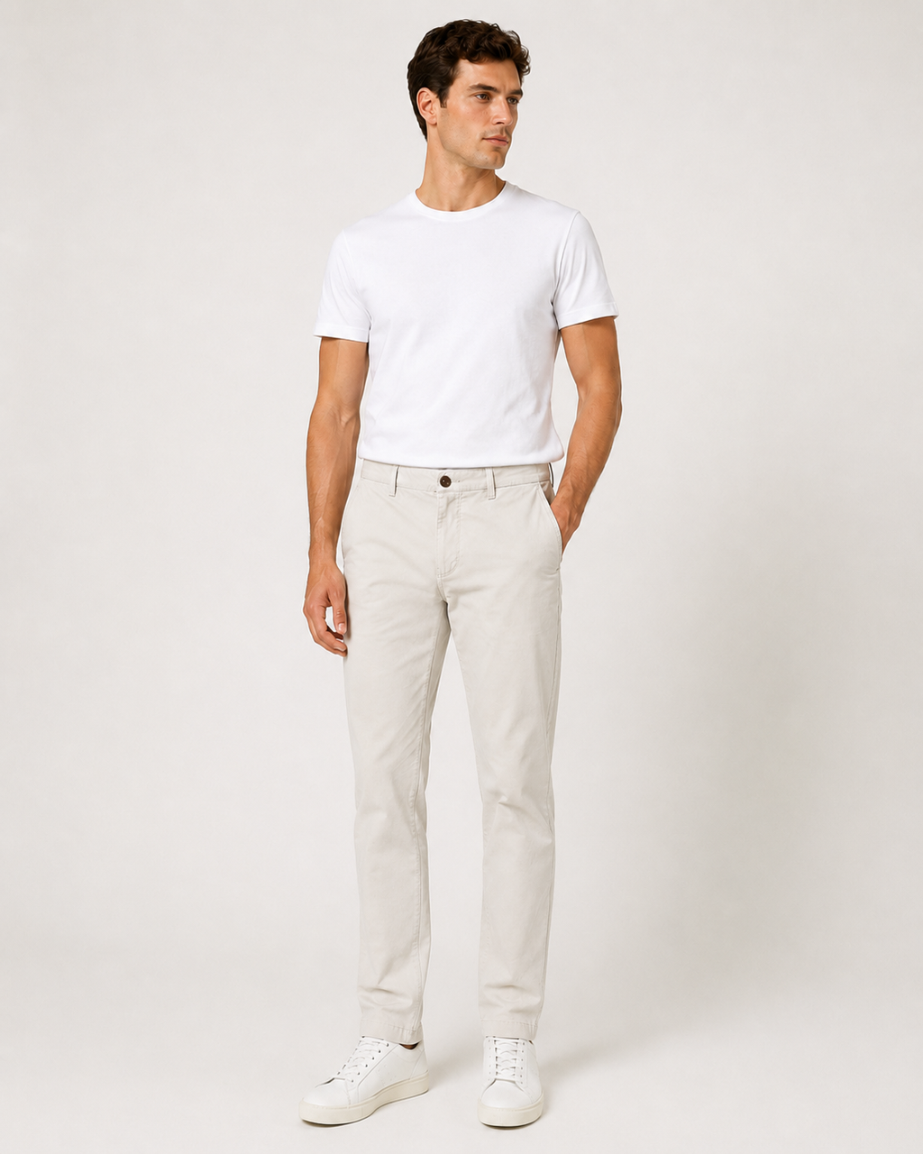 Defender - Slim Fit Chino Long Trouser