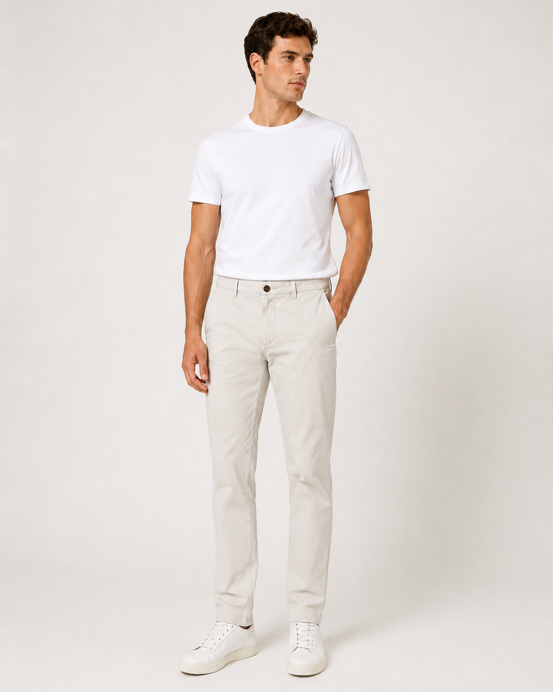 Defender - Slim Fit Chino Long Trouser