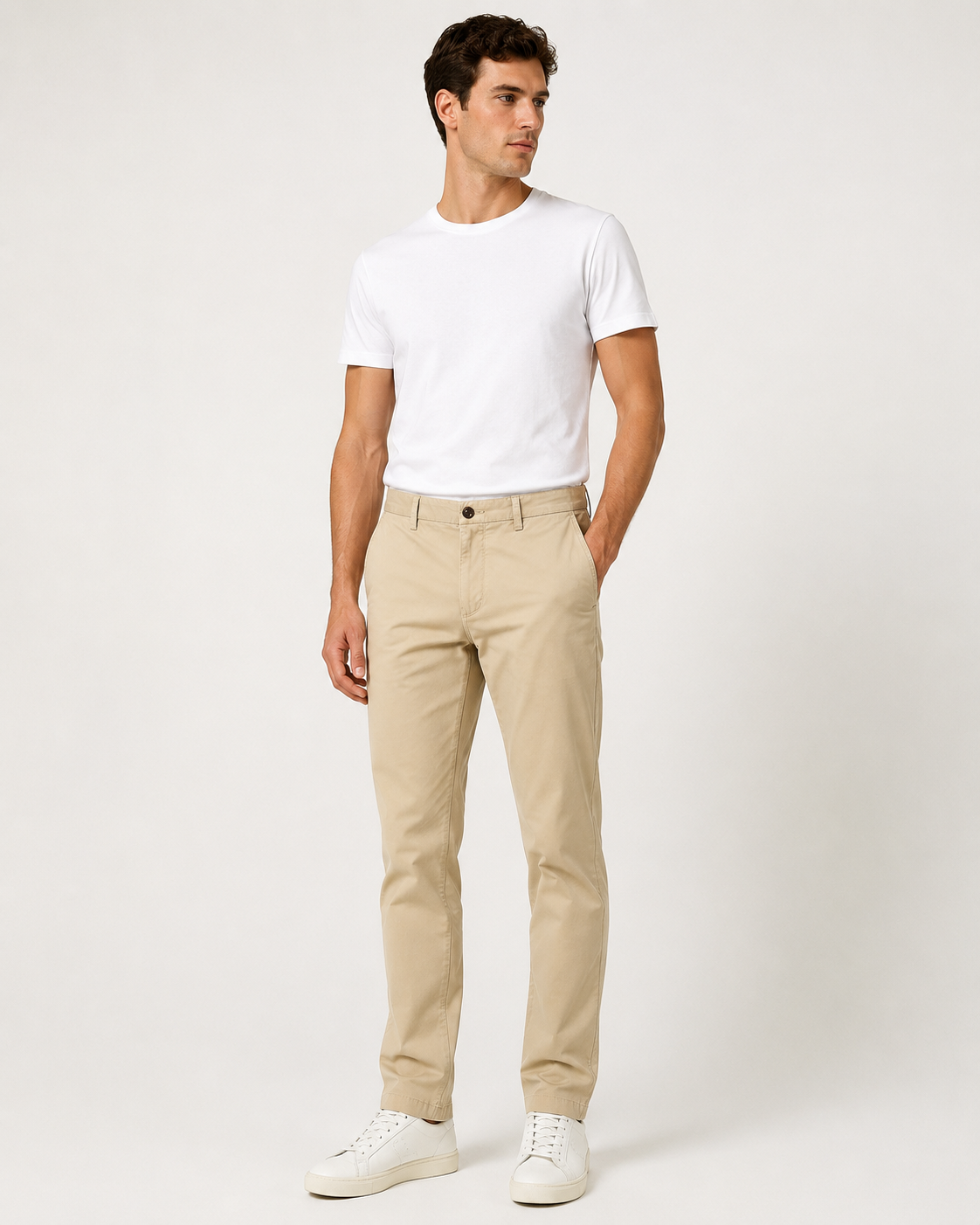Defender - Slim Fit Chino Long Trouser