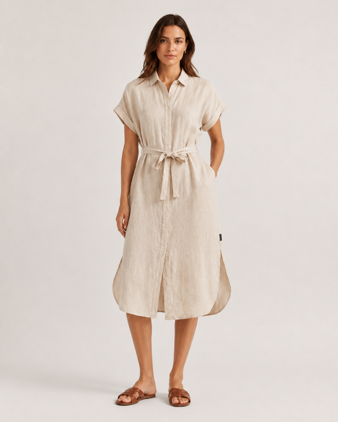 Long dress short sleeve