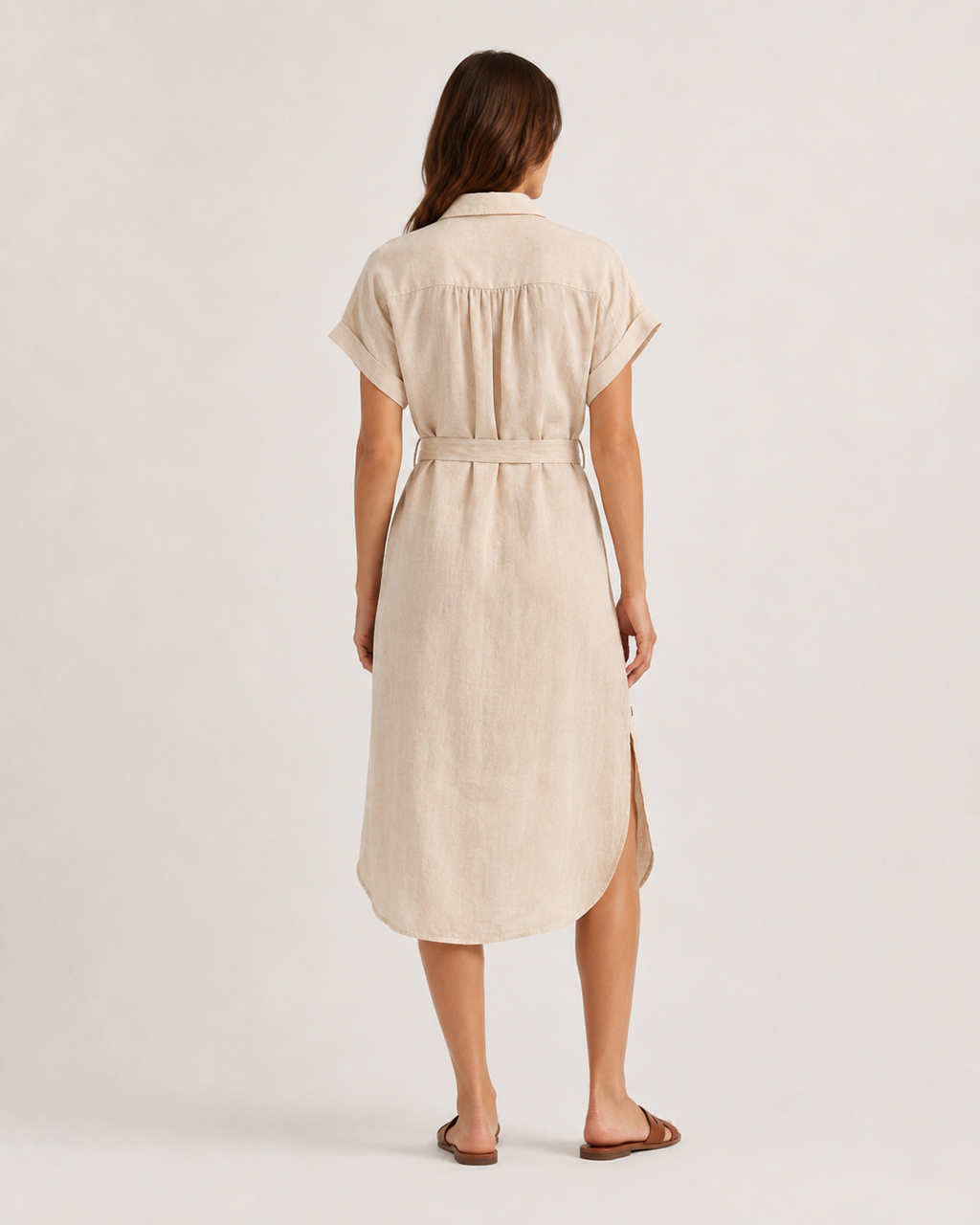 Long dress short sleeve